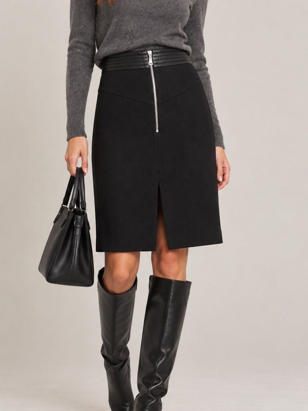 NWT Judith & Charles Ada Skirt – Black – Size 4 – Made in Canada work career